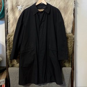 Vintage Harris & Frank Waterproof Black Coat